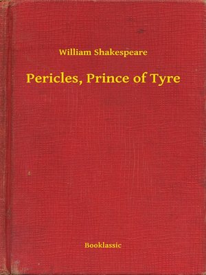 cover image of Pericles, Prince of Tyre